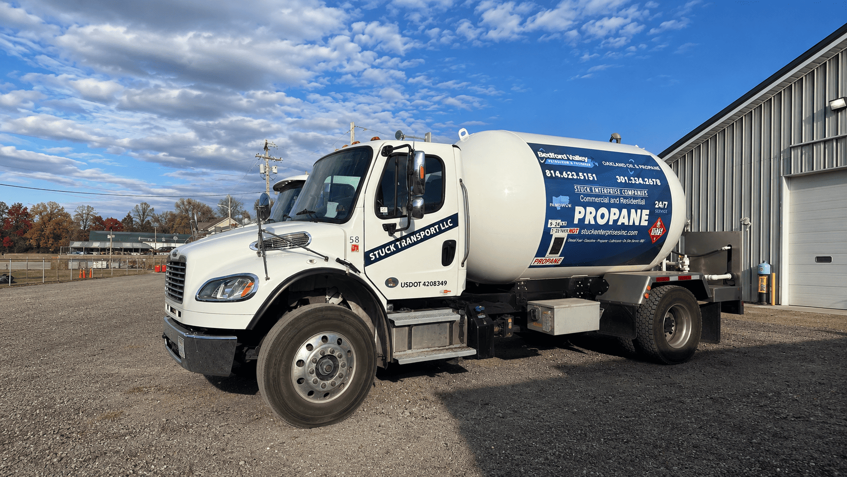 Stuck Energy Truck Propane