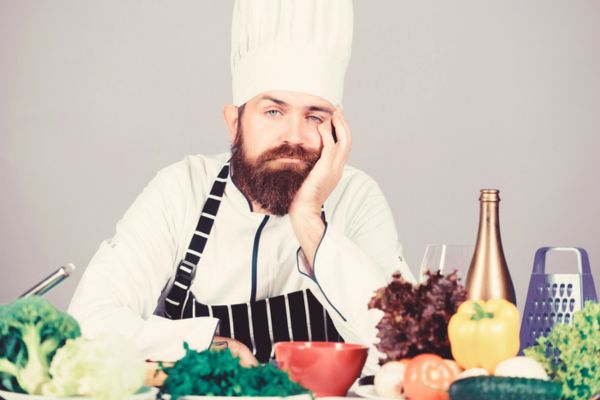 Chef looking problematic due to power outage