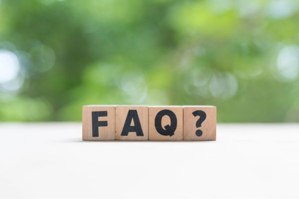 FAQ spelled using wooden letter cubes depicting Commercial Propane Standby Generator questions