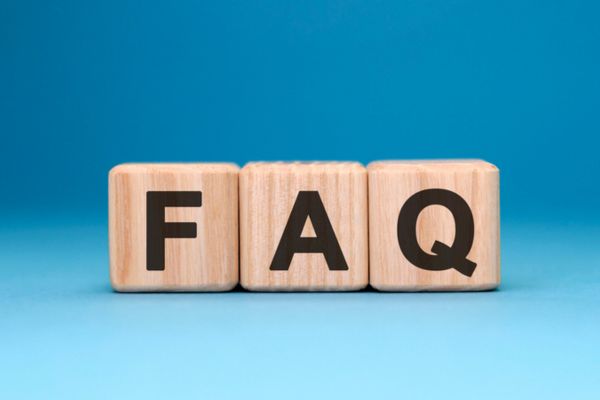 FAQ spelled using wooden letter cubes depicting propane tips questions