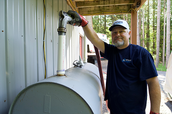 home heating oil delivery and fuel tank refill by stuck energy