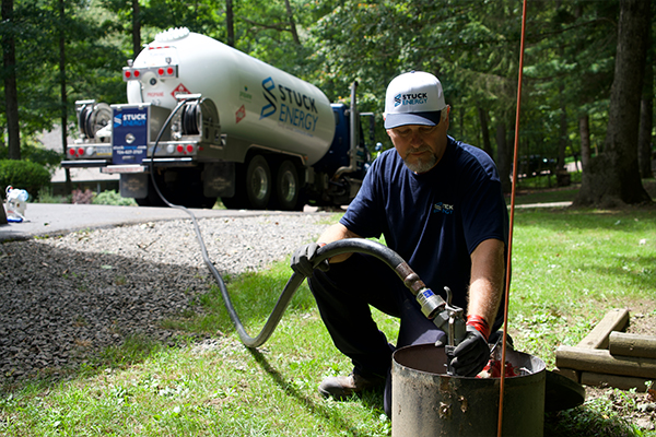home propane tank refill and fuel delivery by stuck energy