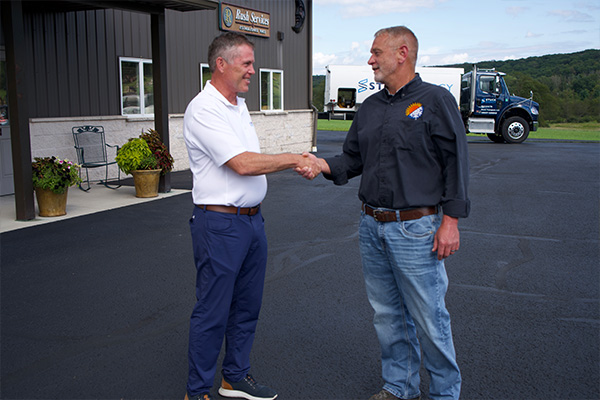steve stuck talking with customer about commercial fuel delivery