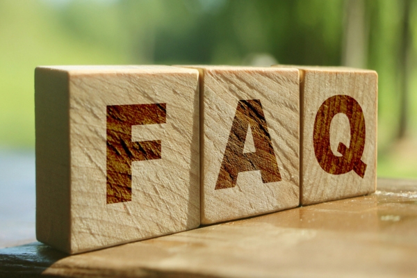 FAQ spelled using wooden letter chips depicting Propane for Manufacturing questions