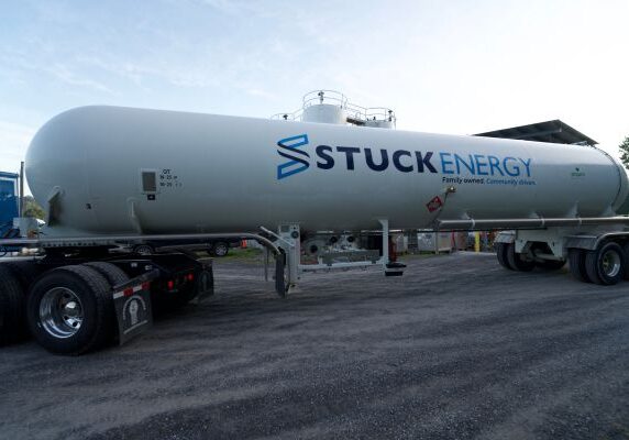 Stuck Energy propane trailer
