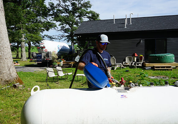 residential will-call propane delivery and tank refill by stuck energy